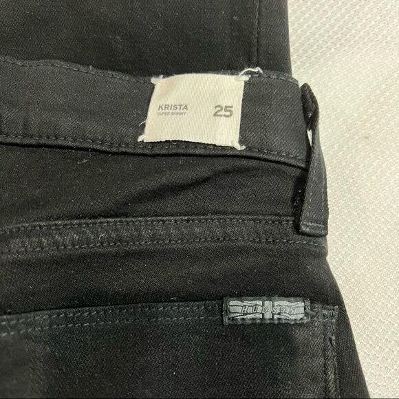 Hudson Black Krista Super Skinny Jeans‎ - Picture 3 of 11